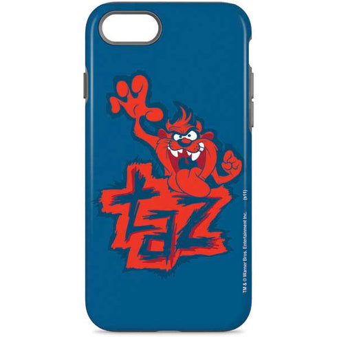 Looney Tunes Tasmanian Devil Blue iPhone Cases